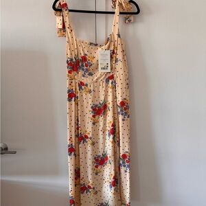 Floral Polka Dot Dress